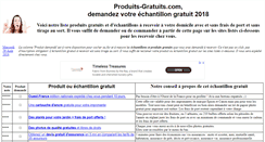 Desktop Screenshot of produits-gratuits.com
